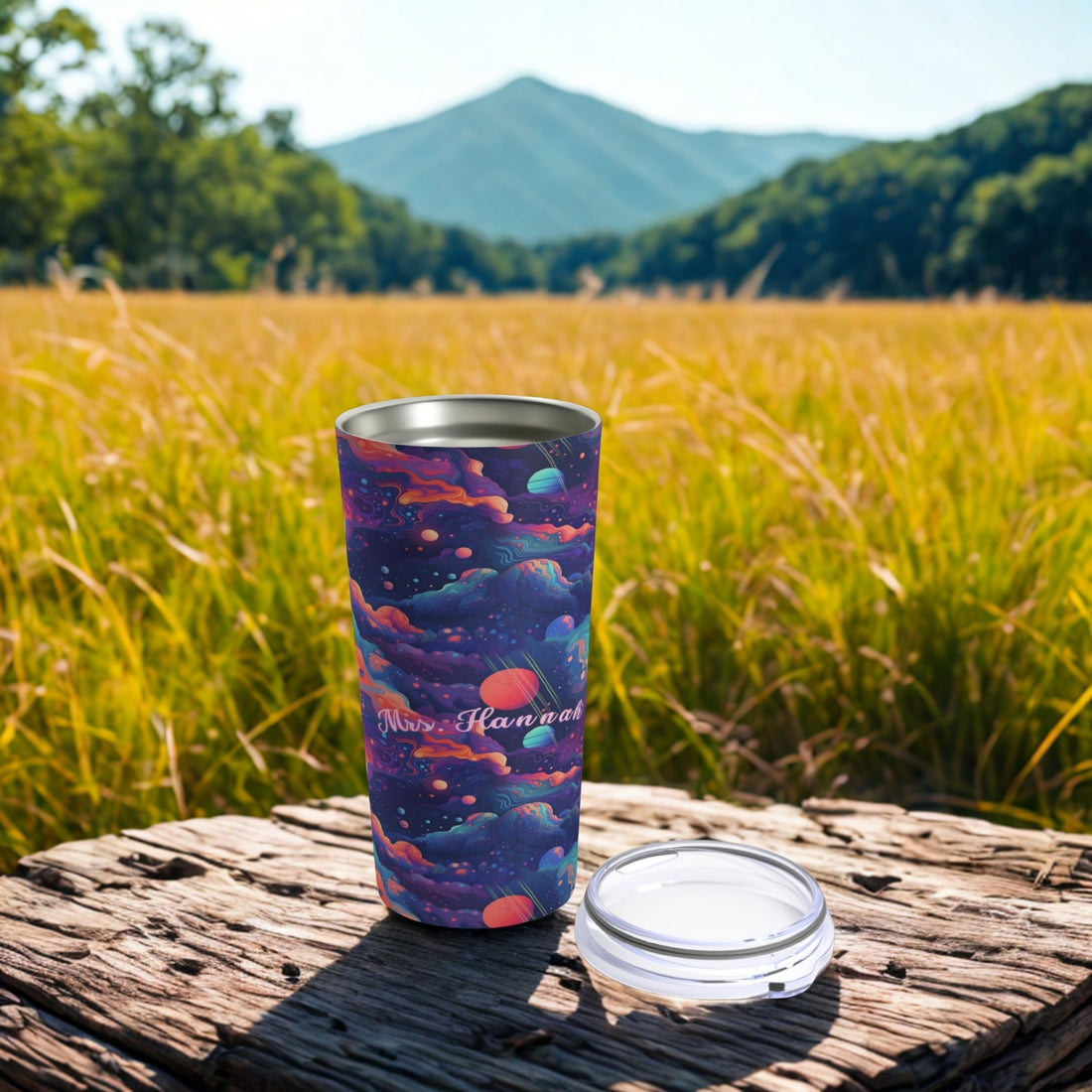 Space Explorer Personalized 20oz Tumbler - Custom Name & Cosmic Design 🌟