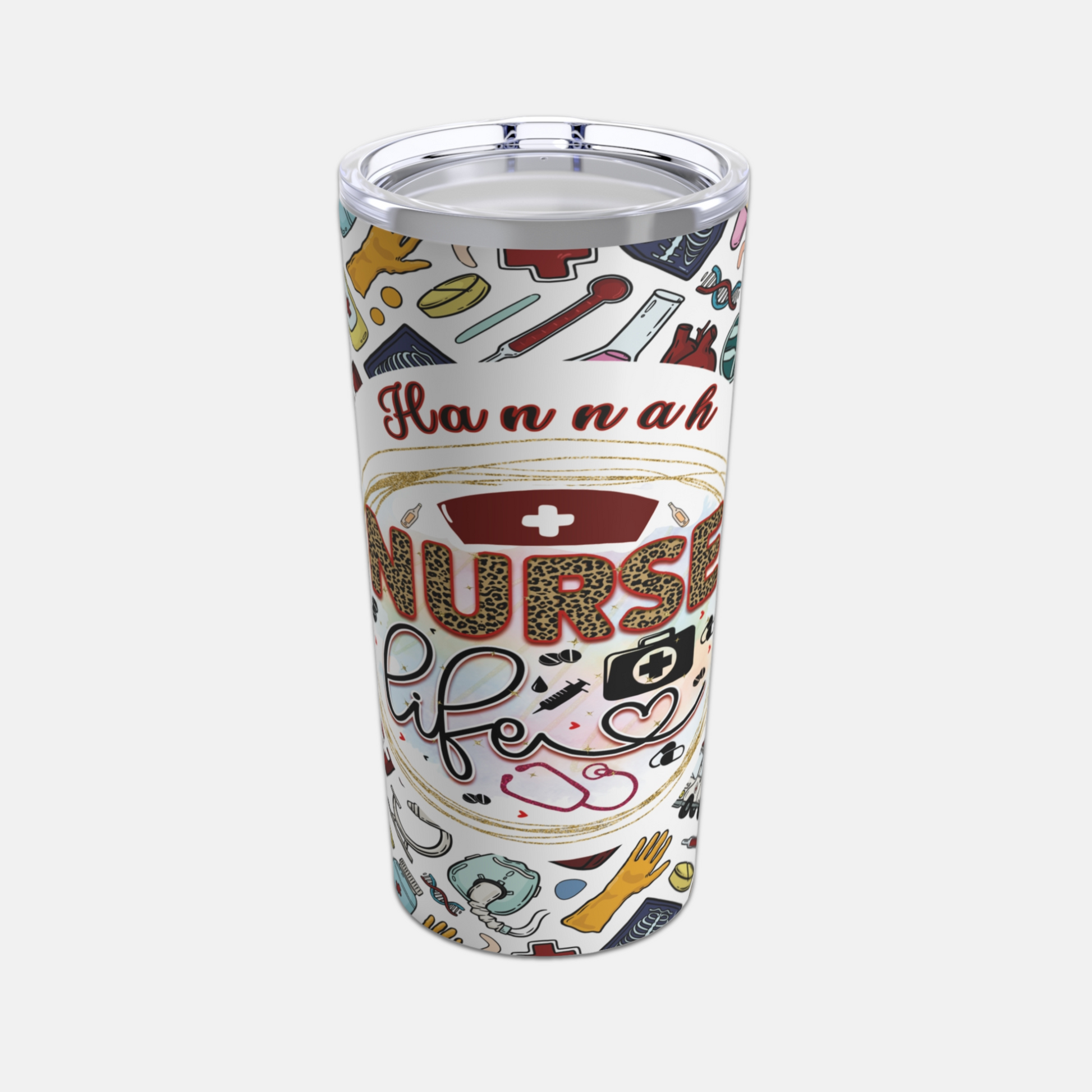 "Personalized tumbler for nurses with an empowering design, ideal for nurses who go above and beyond. A great gift to express gratitude for their care and dedication. #NurseGifts #NurseThankYou #CustomNurseTumbler #HealthcareHeroes #NursesCare"

